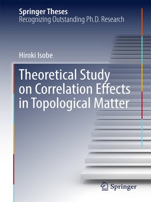 cover image of Theoretical Study on Correlation Effects in Topological Matter